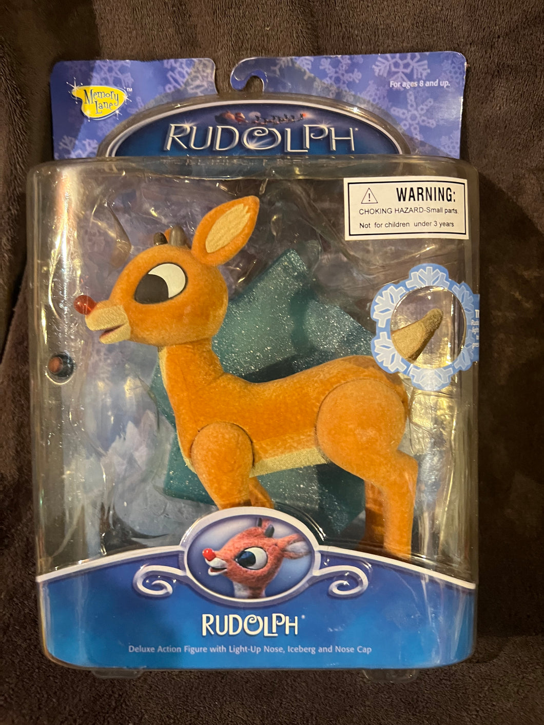 Rudolph Figure Vintage New original Box