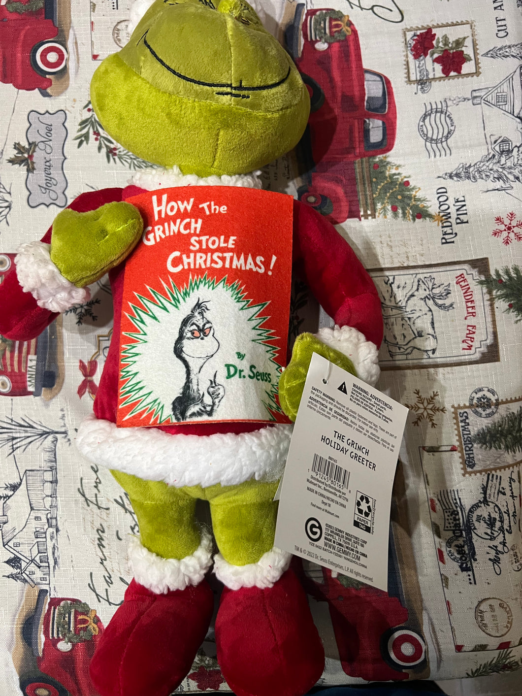 Grinch Holiday Greater Anniversary Plush