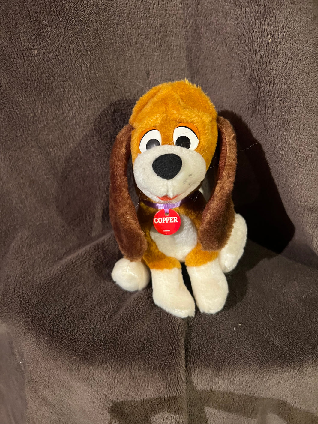 Disney Fox and the Hound Plush Copper Dog doll