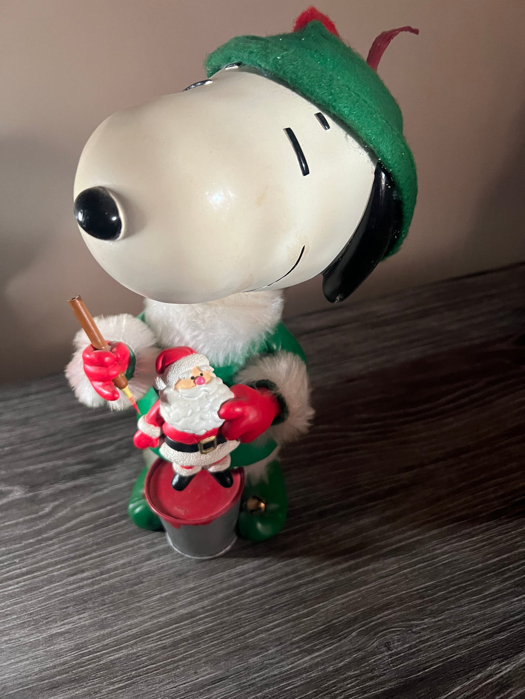 Peanuts Gang Vintage Rare Wind up Elf Musical