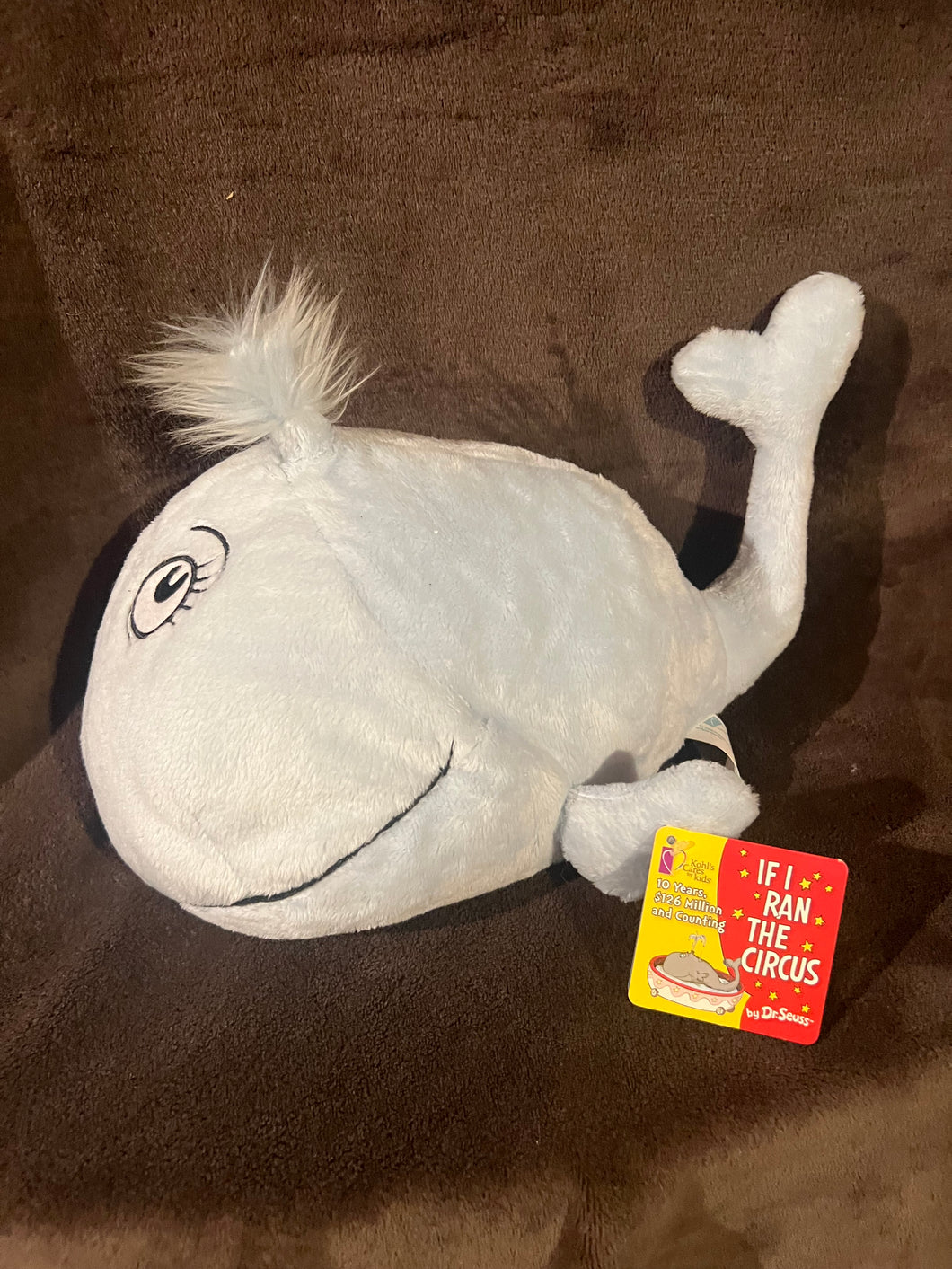 Dr Seuss If I Ran the Circus Whale plush New with tags