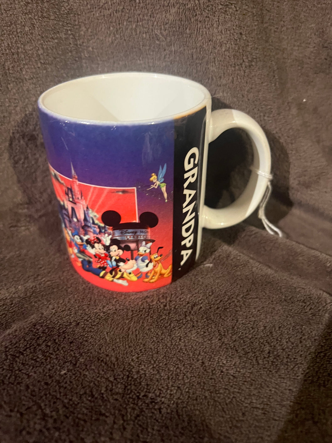 New Disneyland Authentic Grandpa Mug New Never Used Rare