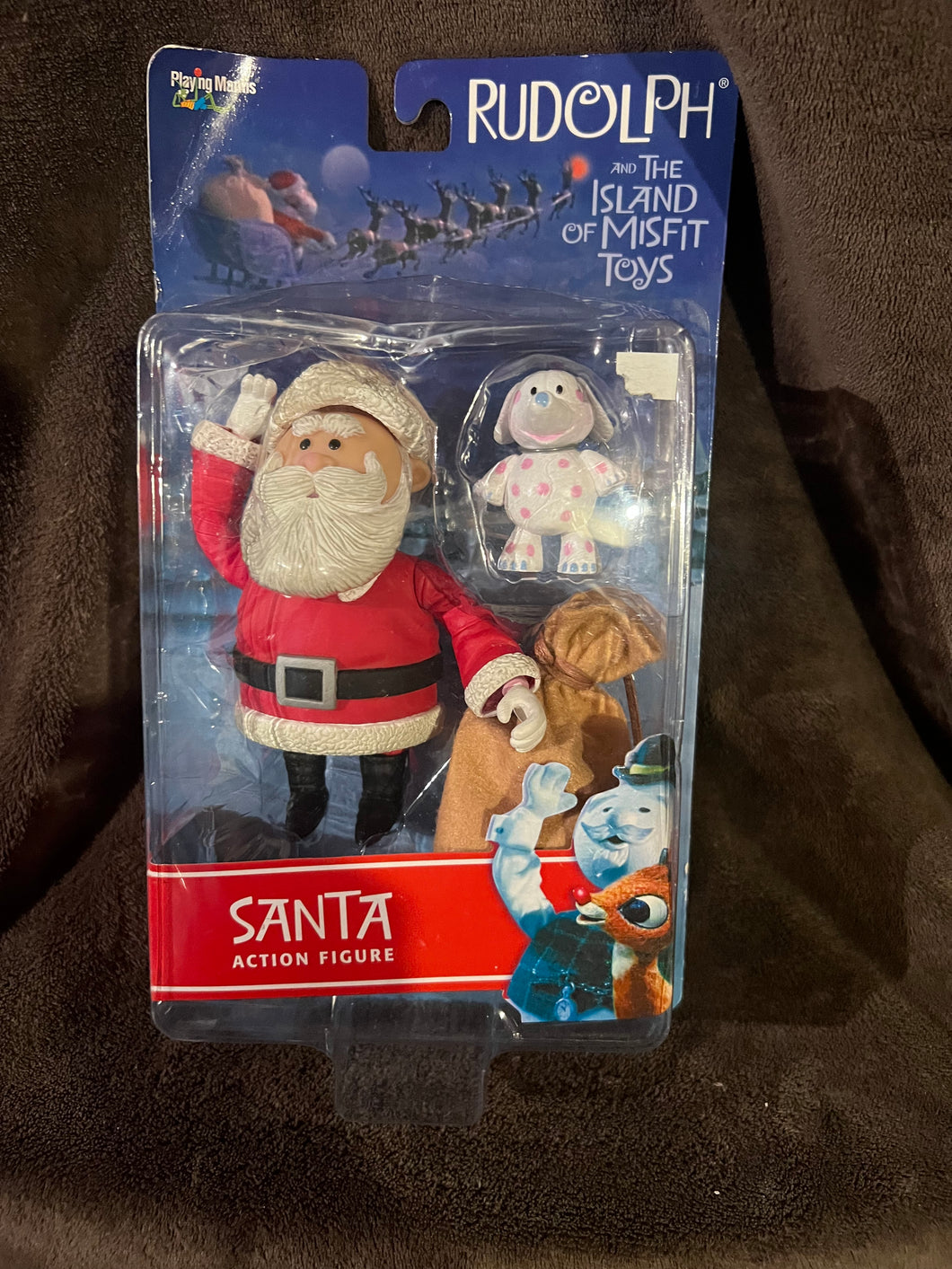 Rudolph Island Misfits Santa Claus Spotted Elephant Action Figure set Never Opened