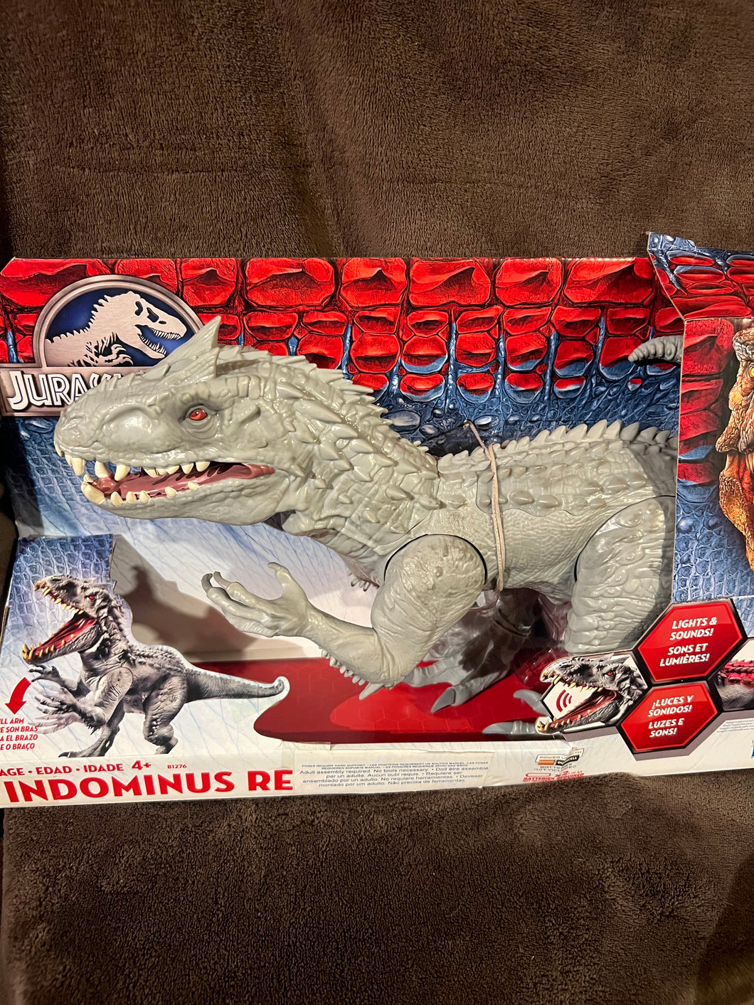 Jurassic World Very Rare Indominus Lights And Sounds Rare Toy Only one like it on Here