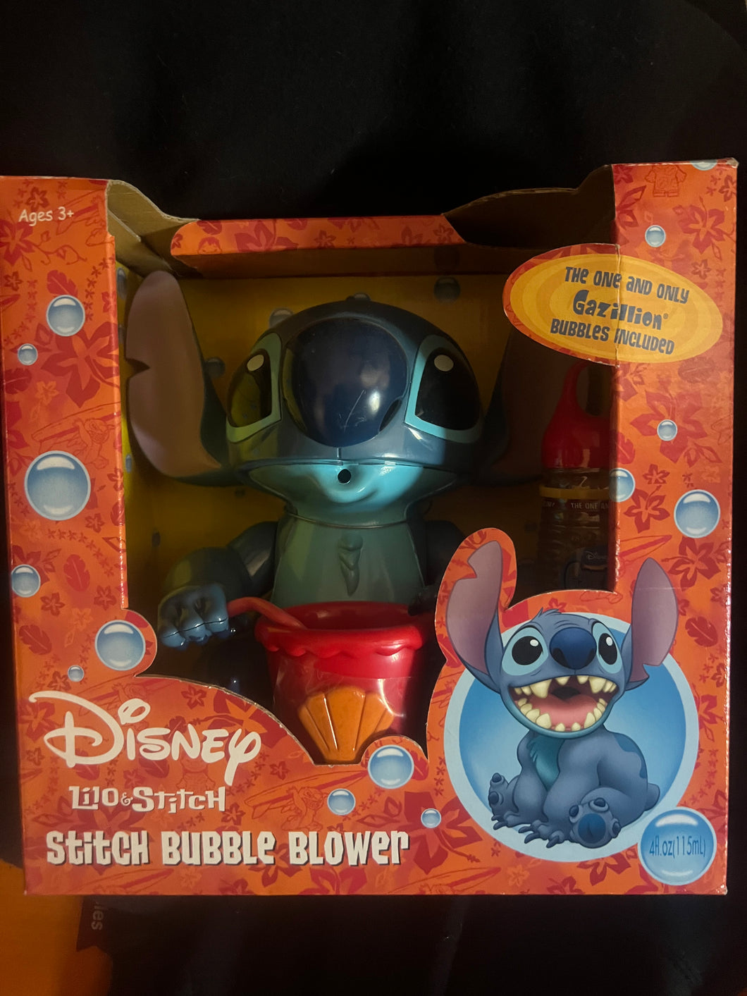 Disney Lilo and Stitch Rare Bubble Blowing Machine New in Box