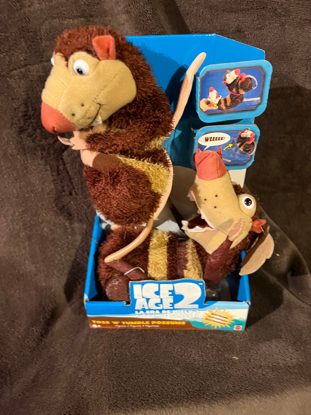 Ice Age Crash And Eddie Rare Tumble dolls New in box