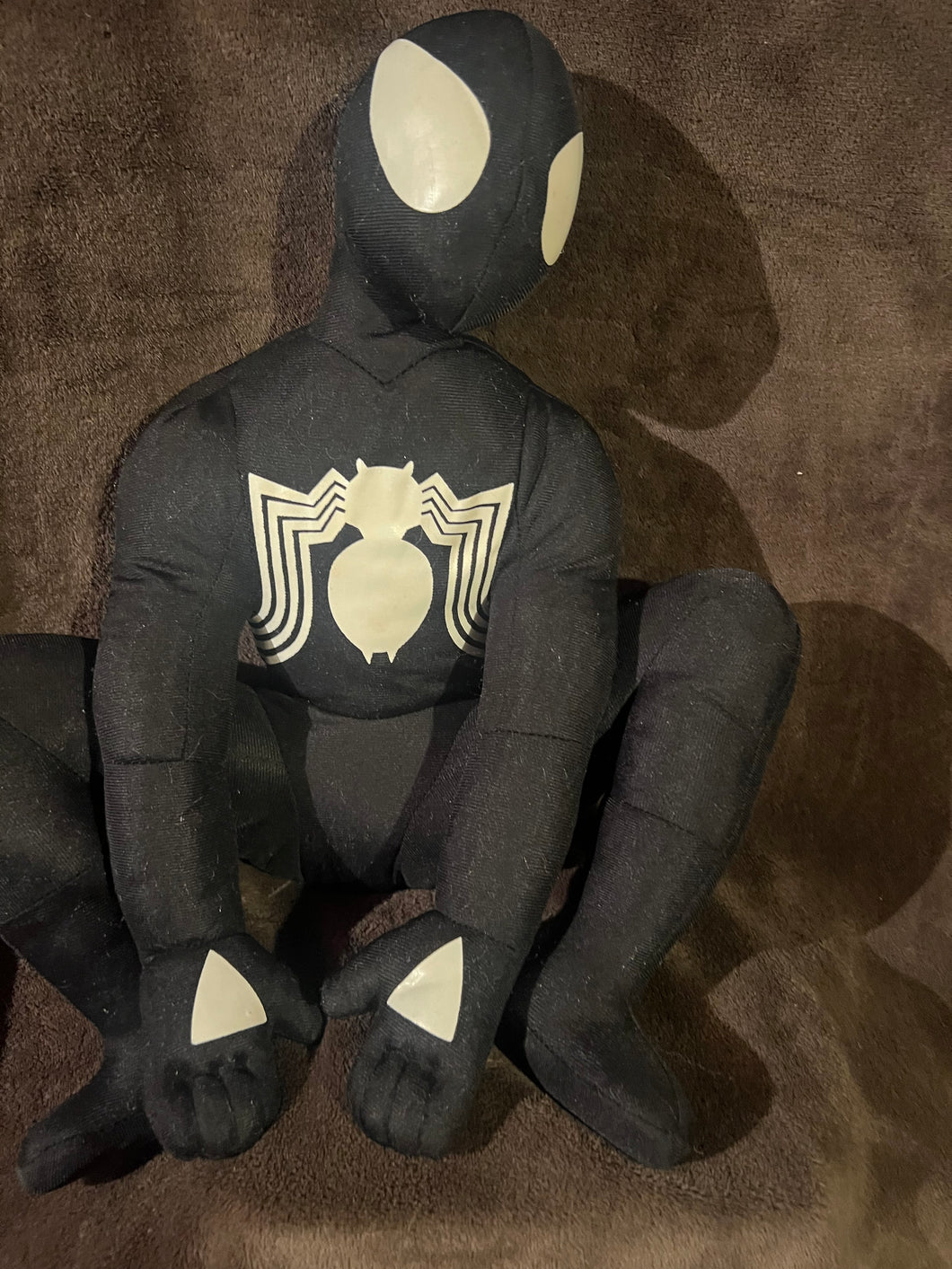 Spider-Man Black Venom Rare 15 inch Plush Doll