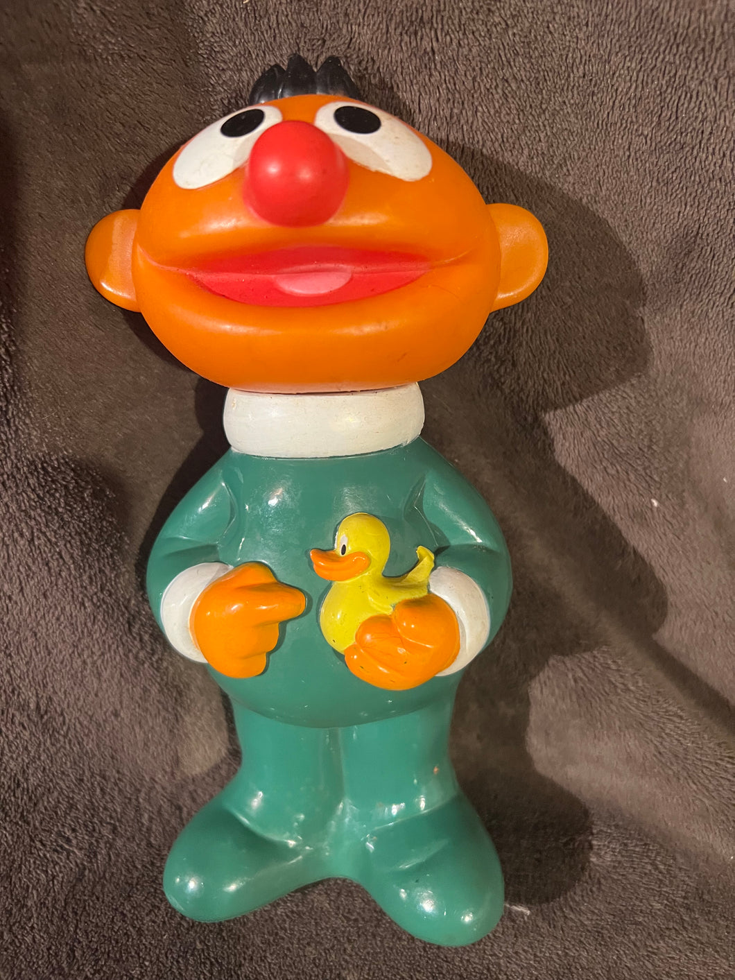 Sesame Street Collectors Soap Plastic Bottle Vintage