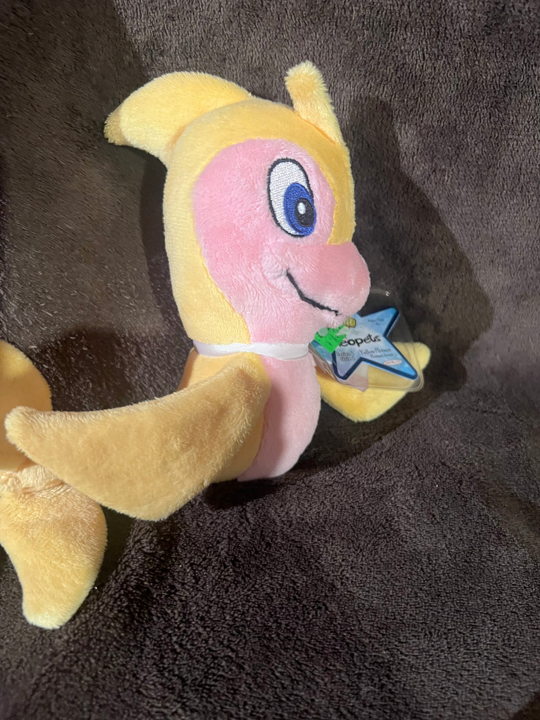 Neopets Keyquest Yellow Flotsam plush 6 Inch With Tags