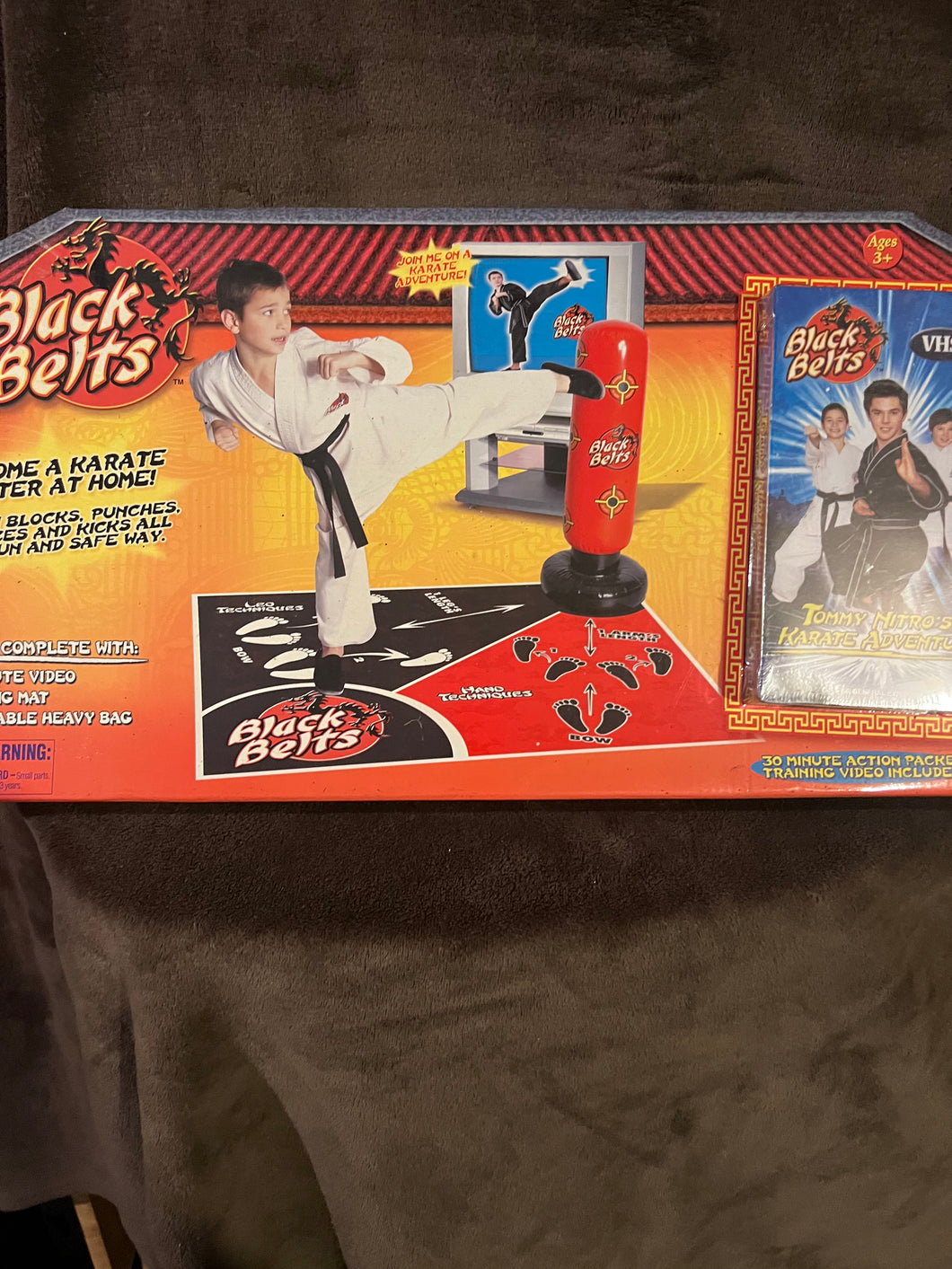 Tommy Nitro Karate Adventures Black Belts Master Learning Set New in Box