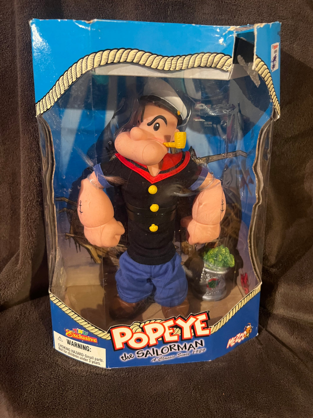 Popeyes the Sailor Man Exclusive Doll In Original Box Never Removed