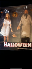 Load image into Gallery viewer, Halloween Michael Myers’s Dr. Loomis and Laura Figures New In Box
