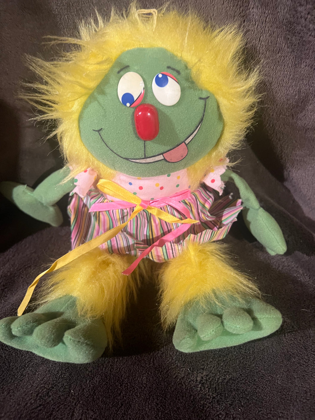 My Pet Googly Eyes Monster Amtoy Rare Plush Doll