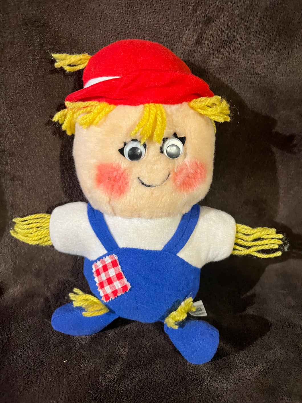 Vintage Shoo Shoo Delmonte Scarecrow Vintage plush