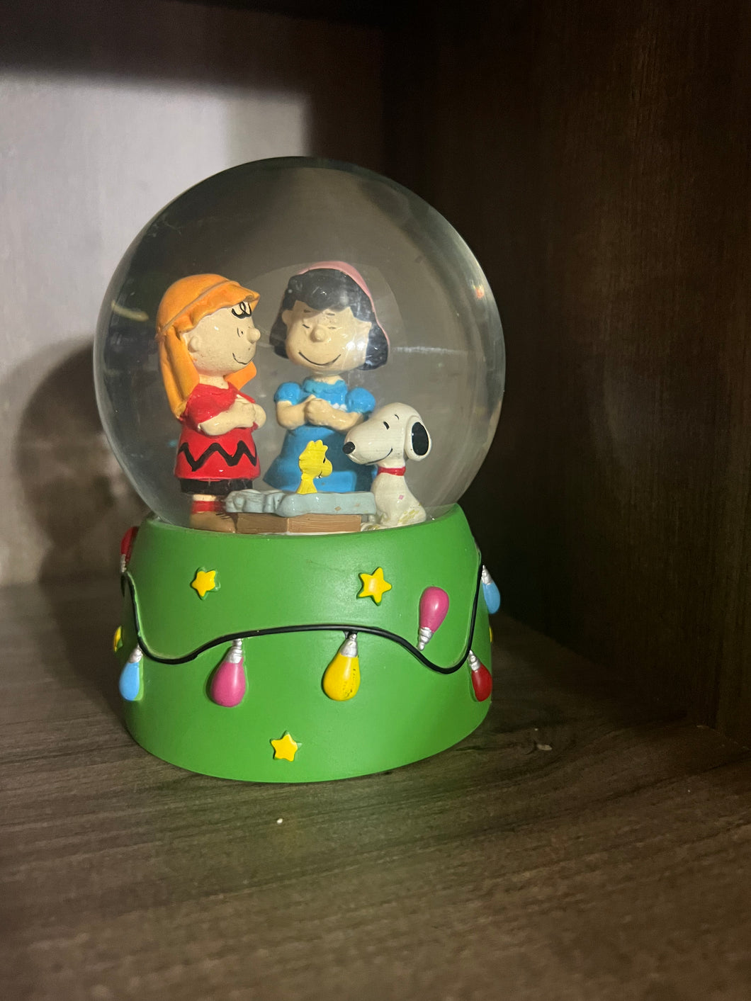 Peanuts Holiday Shepherd Nativity Snow Globe