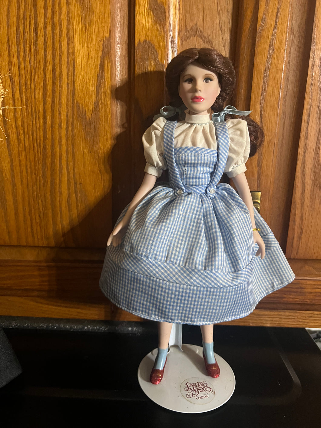 Wizard of Oz Rare Dorothy with Toto Basket Porcelain Doll