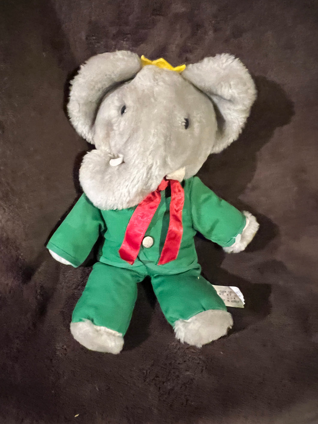 Babar The Elephant Storybook Movie Plush