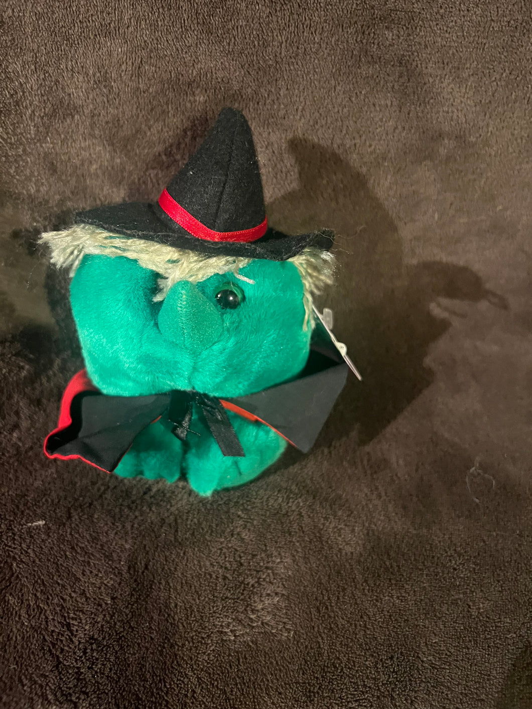 Puffkins Little Green Witch Plush Doll with tag