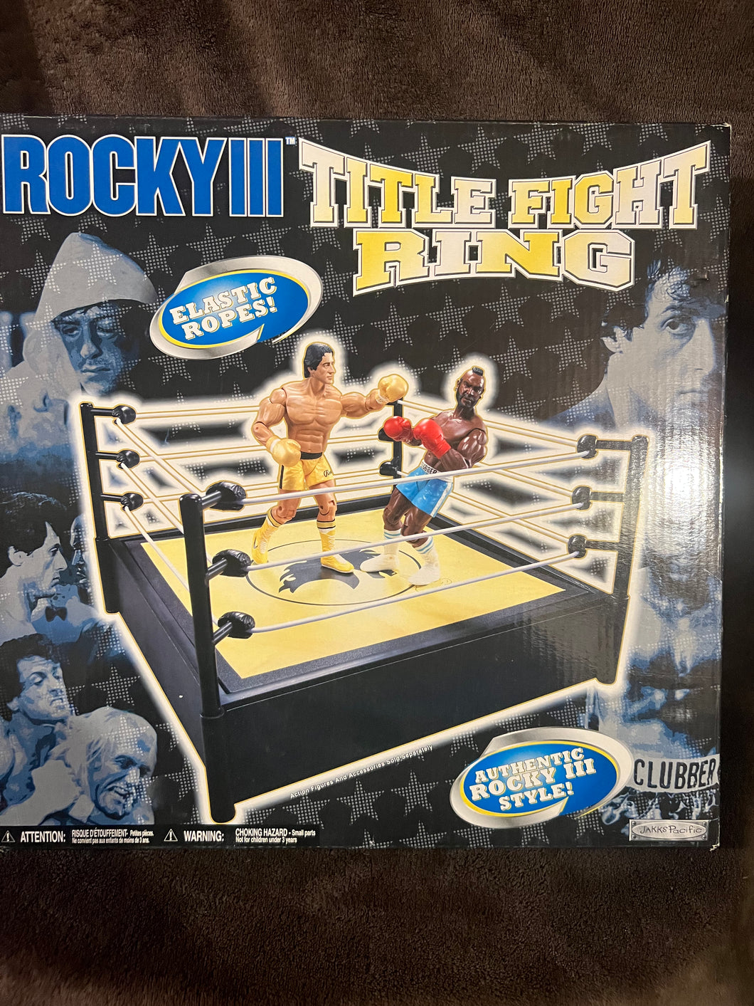 Rocky Balboa Title Fight Boxing Ring Rare