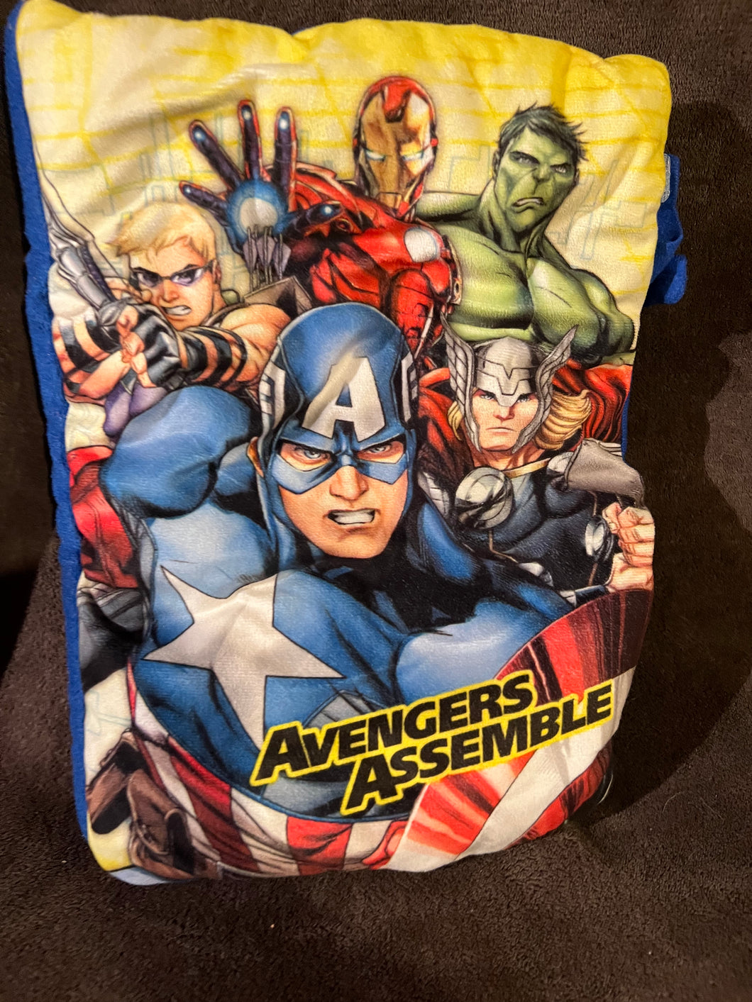 Marvel Comics Advengers assemble Pillow Plush Book