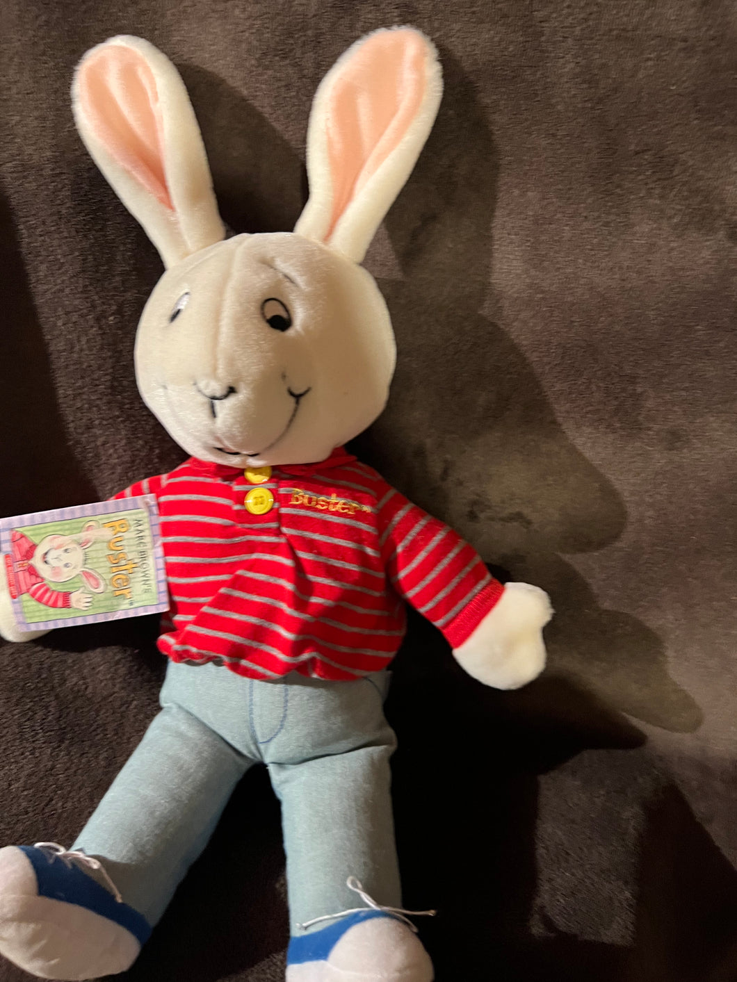 Vintage Arthur Friend Buster Bunny Plush Doll With Tags