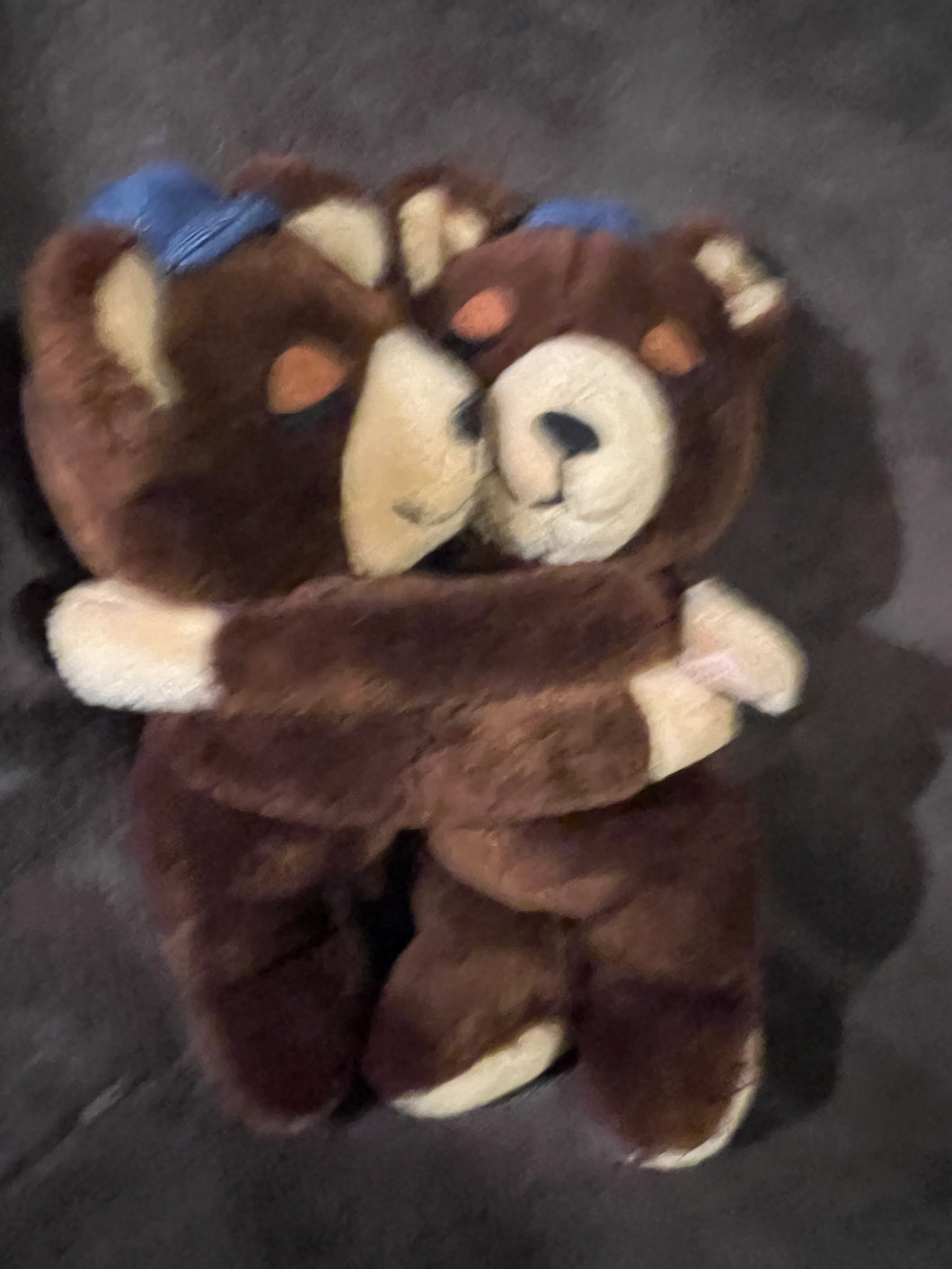 Dakin Vintage 1977 Hugging Bears Plush Doll