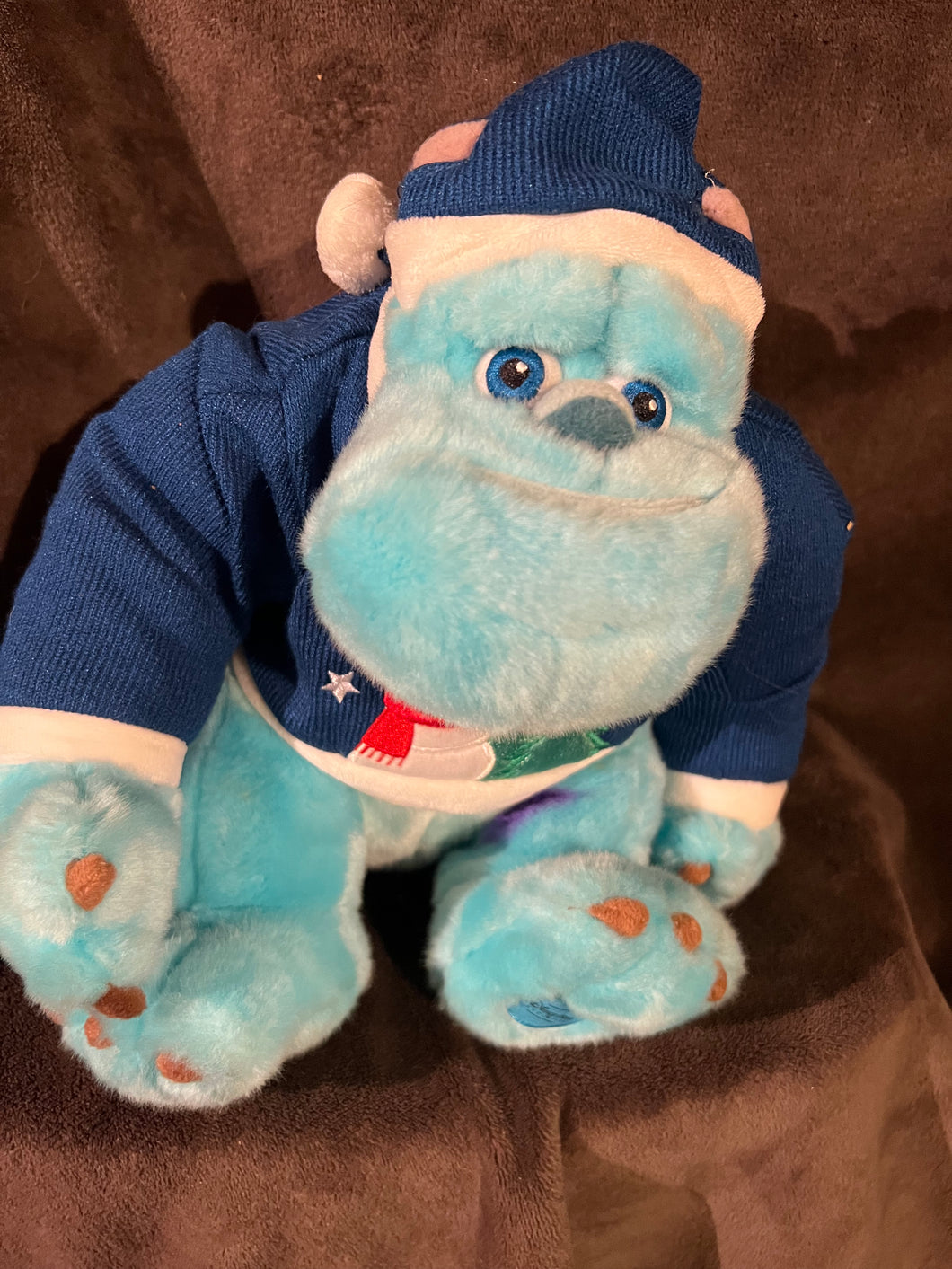 Monsters Inc Sulley Holiday Sweater Plush Doll