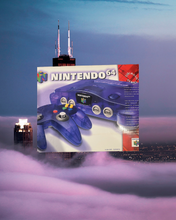 Load image into Gallery viewer, Nintendo 64 Purple Classic Original Box Super Mario Brothers
