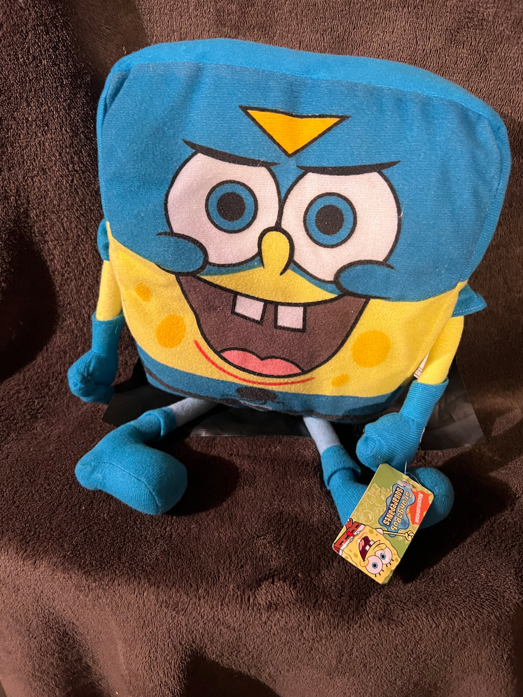 SpongeBob SquarePants Superhero Plush With Tags 13 inch