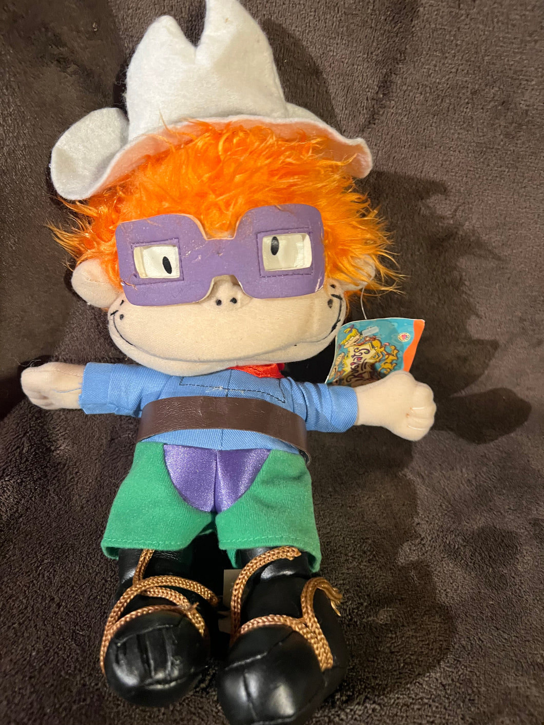 Rugrats Chuckie Plush Doll Nickelodeon with tags