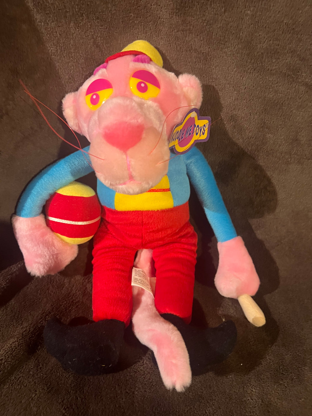 Pink Panther The Drummer Plush Doll With tags