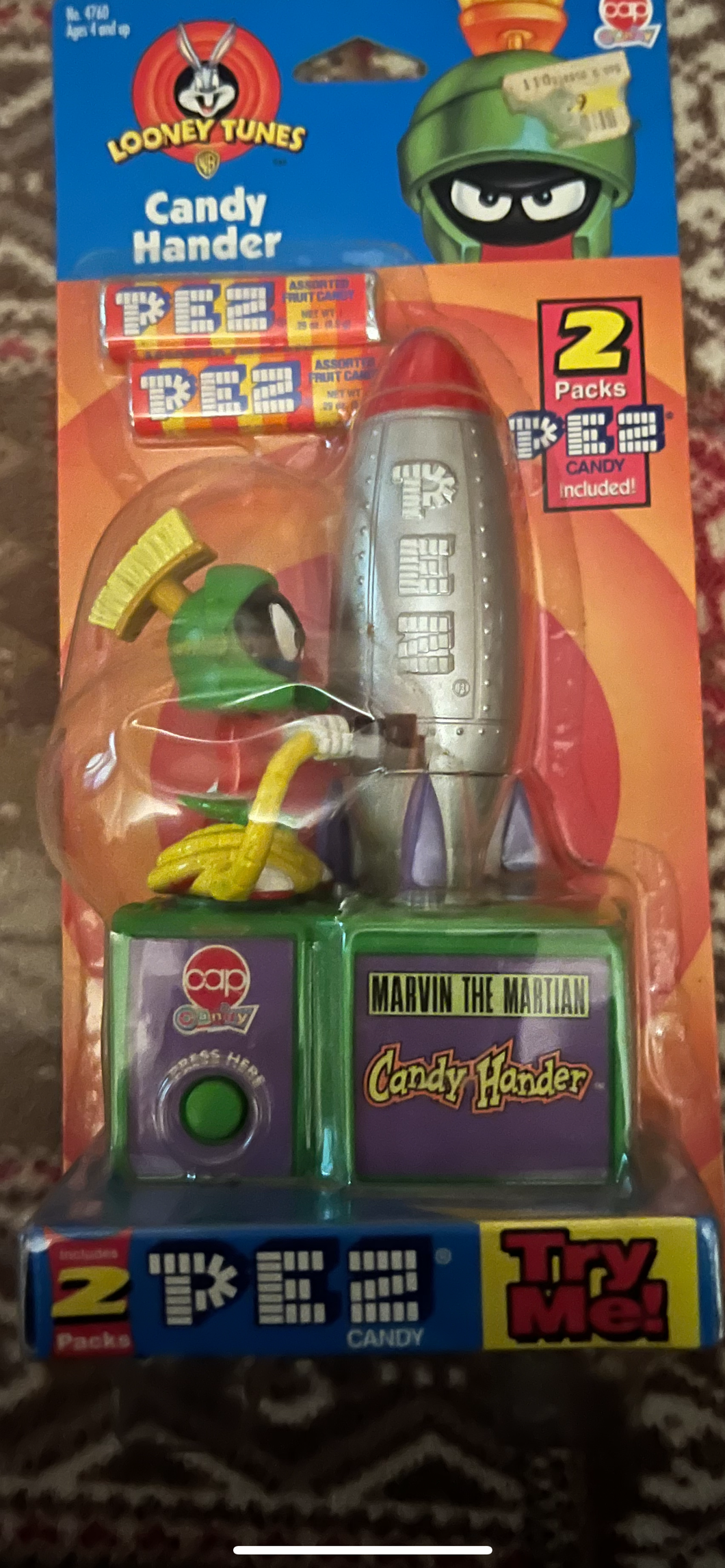 Marvin the Martian Spacecraft Pez Dispenser Rare