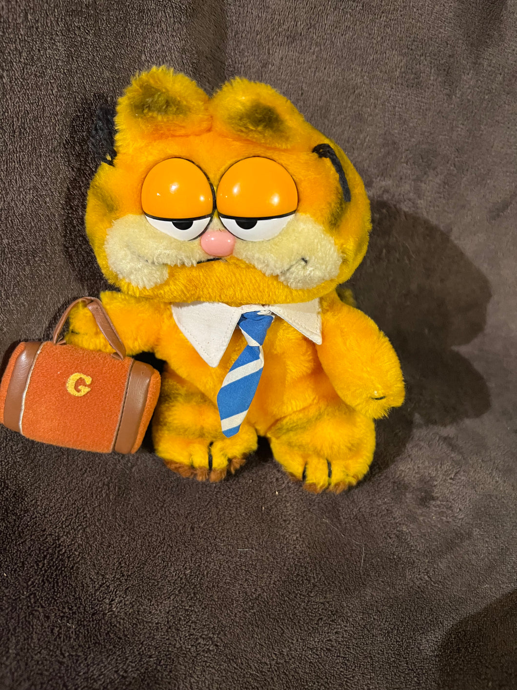 Garfield Executive Business Dakin Vintage Rare Plush