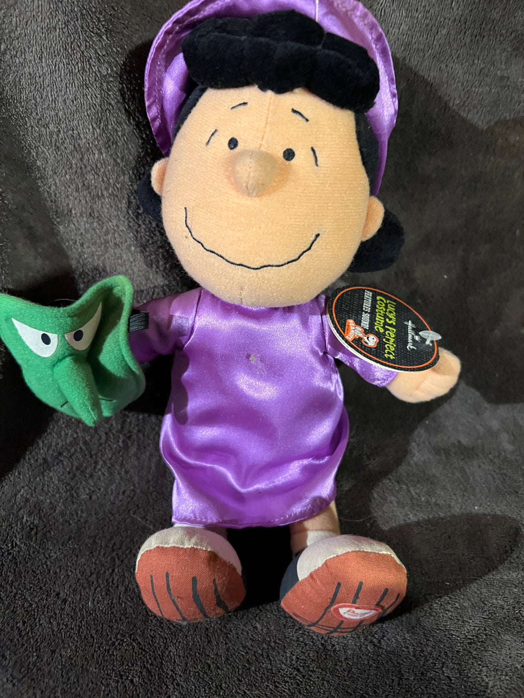 Peanuts Gang Lucy Witch Talking Plush doll