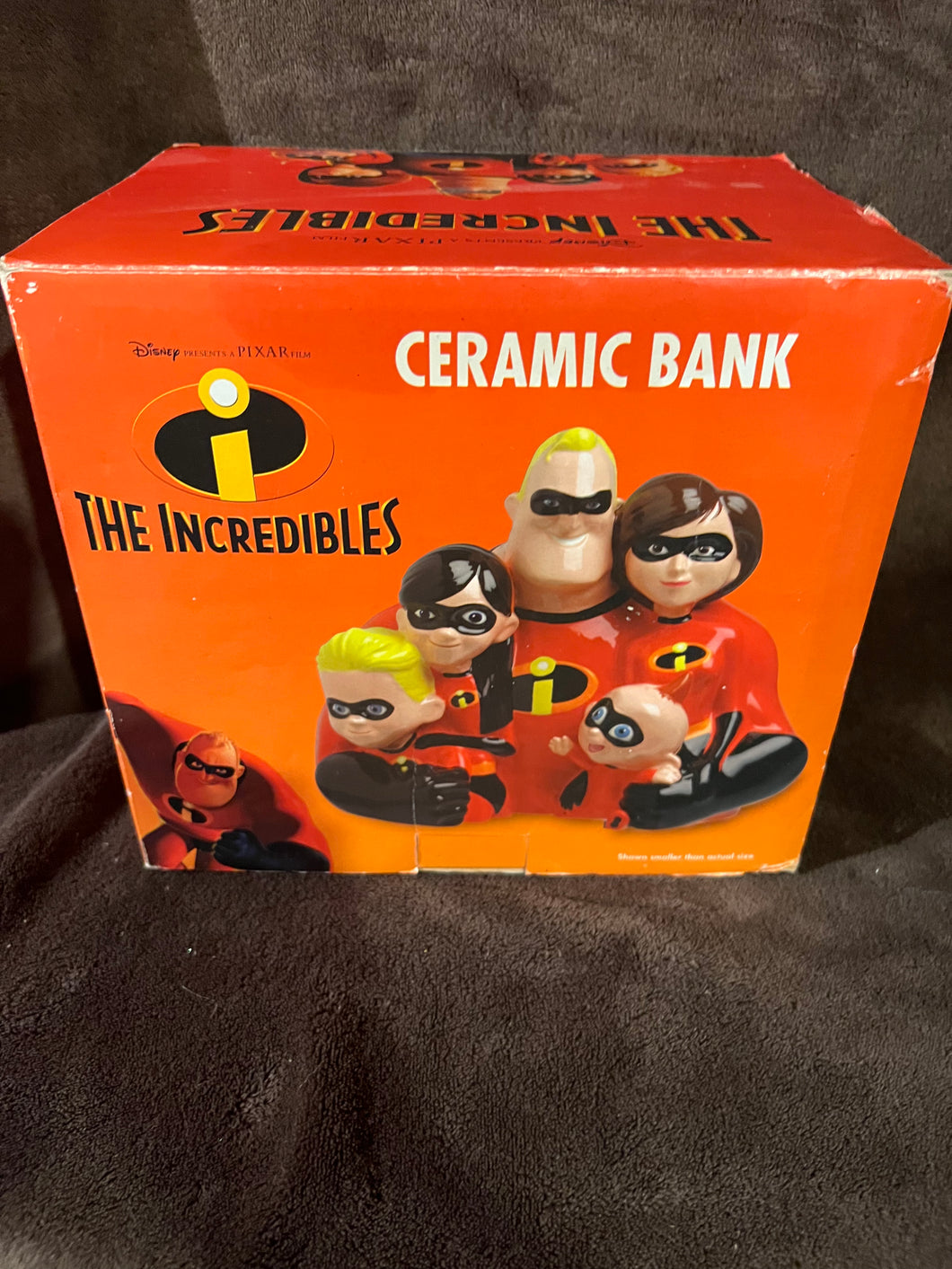 Incredibles Ceramic Bank New in Box