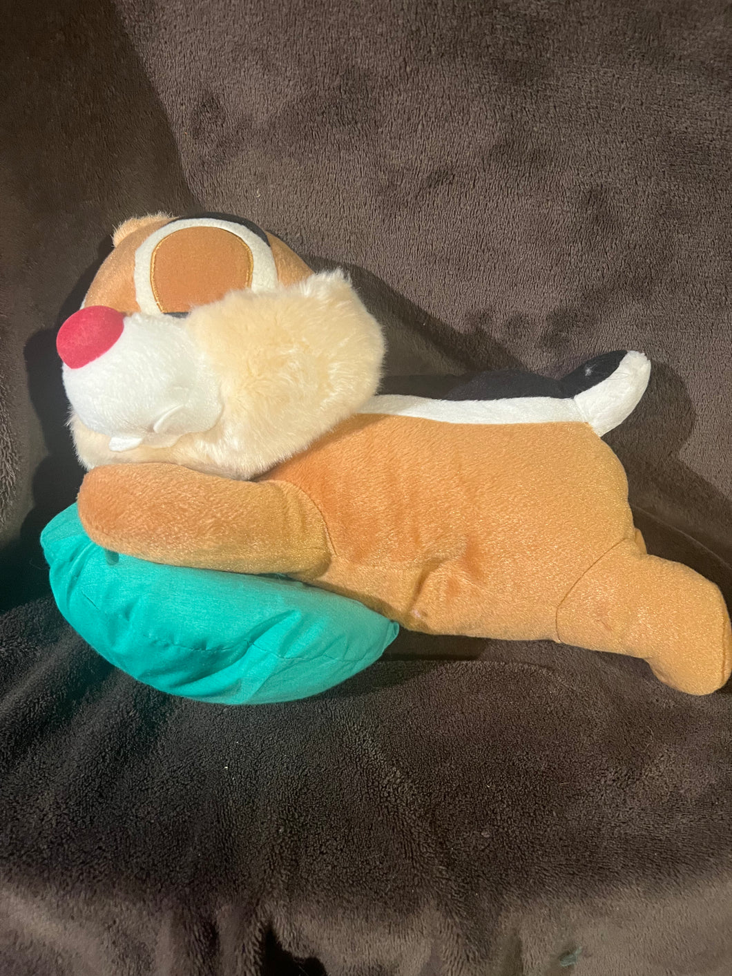 Disney Sleeping Chip and Dale Plush doll