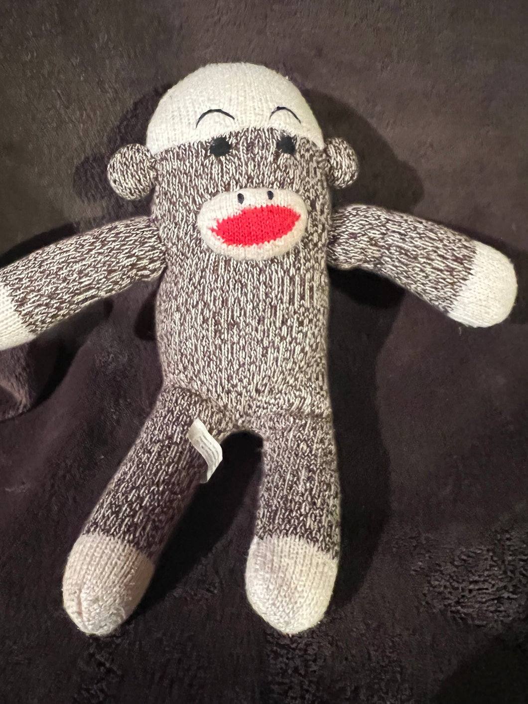 Sock Monkey Plush 10 inch