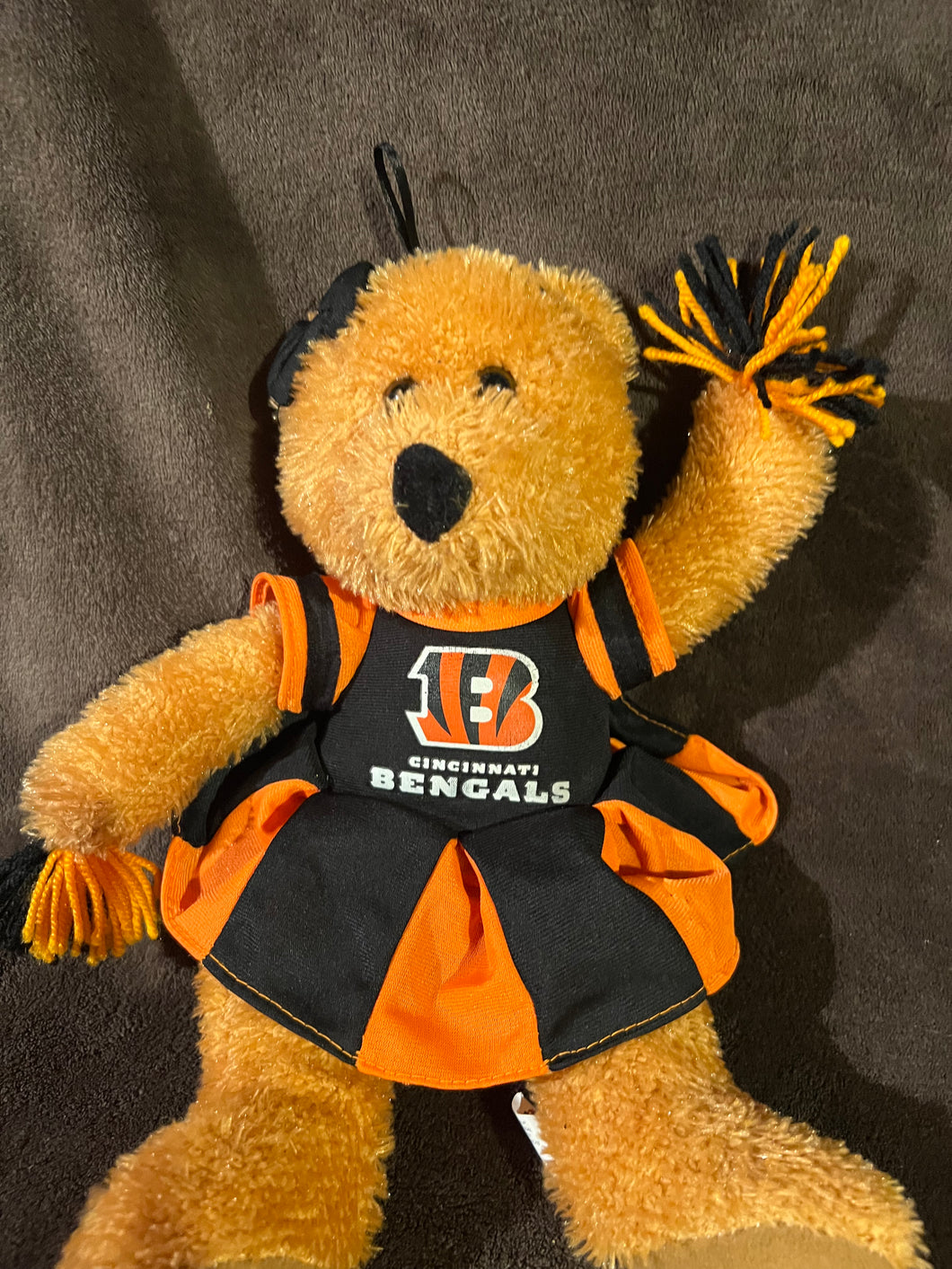 Bengals NFL Cheerleader Teddy Bear Adorable 12 inch – Cherish Toy Store