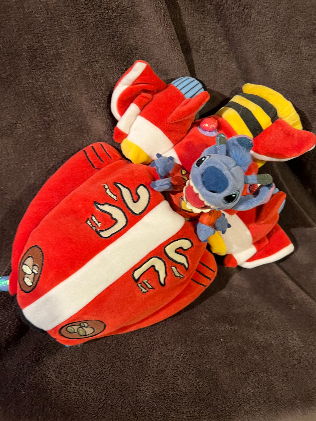 Disney Stitch Rare Plush Space Ship Alien Doll